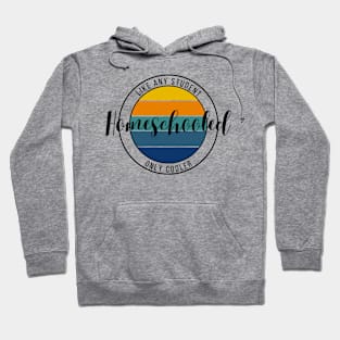 Homeschool Stamp - blue/orange Hoodie